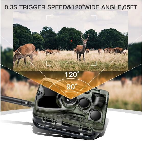 4G MMS outdoor waterproof wild animal infrared tracking camera